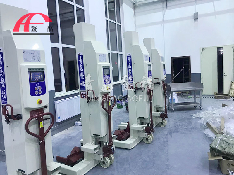 30噸四柱液壓抱胎舉升機(jī)案例
