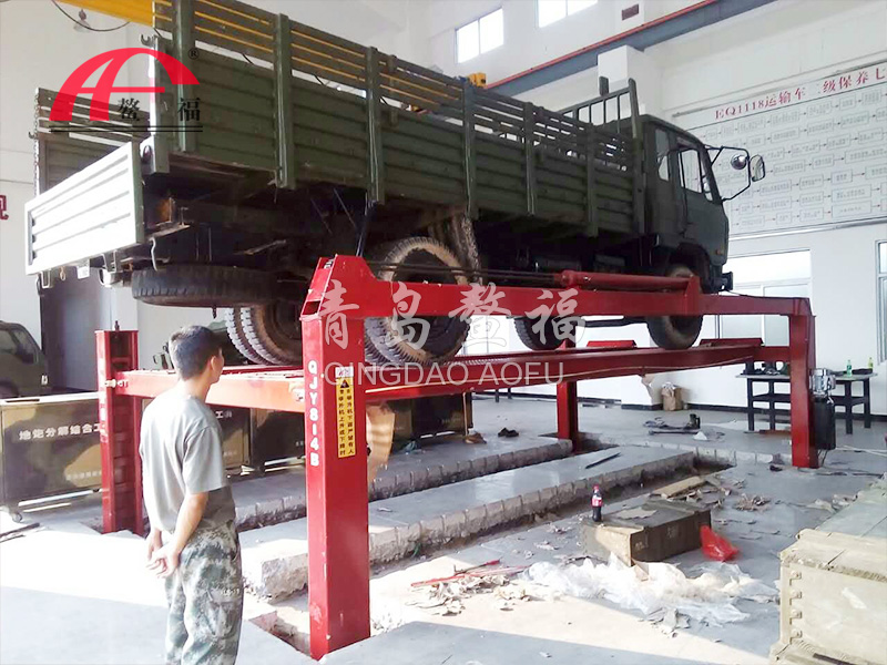 軍隊(duì)卡車(chē)舉升機(jī)案例