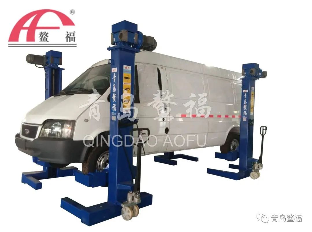 四柱可移動抱胎式舉升機QJJ10-4C